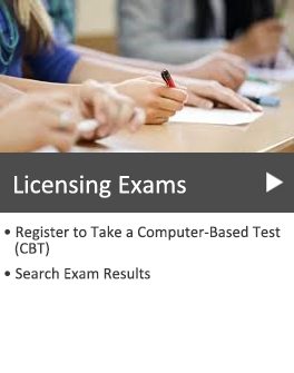 People taking exam